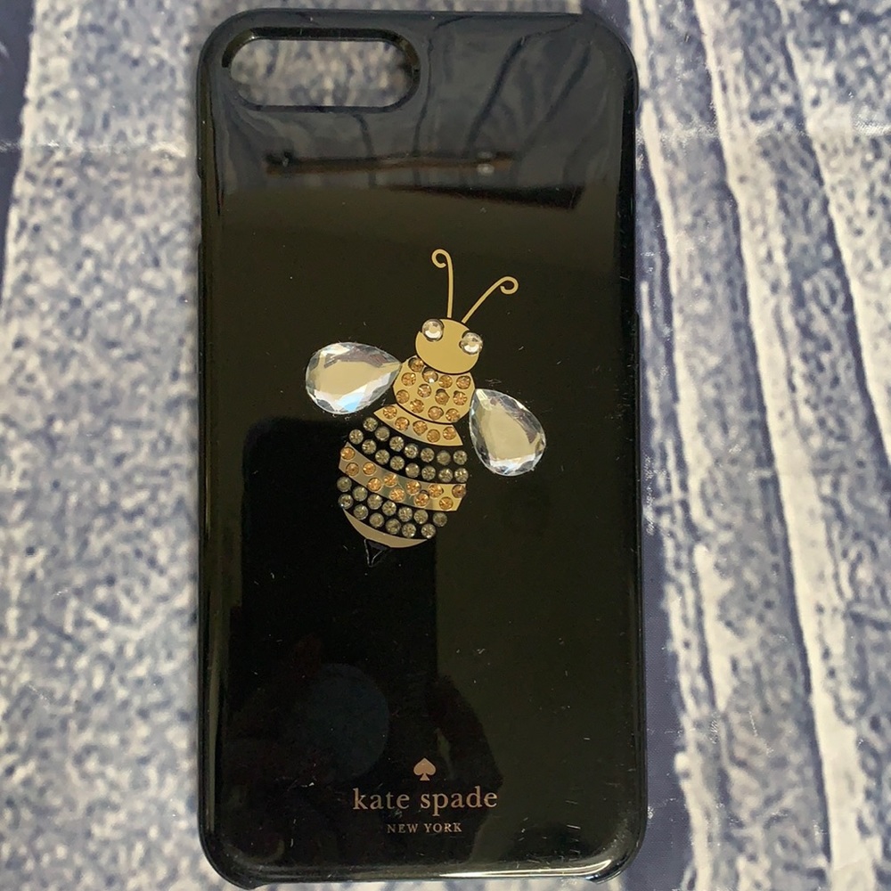 Kate Spade Black Queen Bee iPhone 6s/7/8 Plus Case
